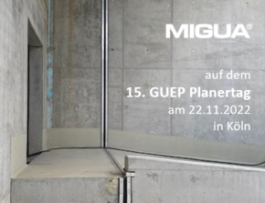 MIGUA auf dem 15. GUEP Planertag am 22.11.2022 in Köln